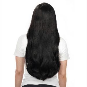 Bellami Bambina JET BLACK Hair Extensions (#1)